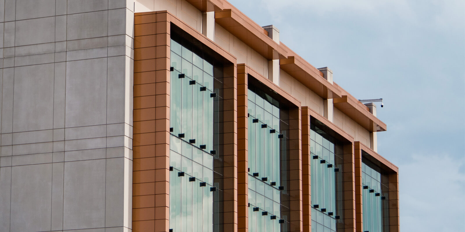 Close up of building windows